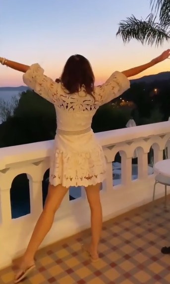 The video ends with Deborah dancing on a balcony in the South of France