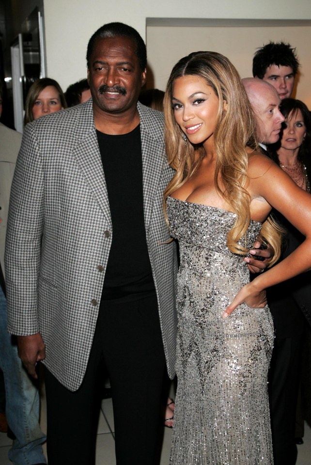 Beyonce and Mathew Knowles at Dreamgirls’ 2007 UK premiere