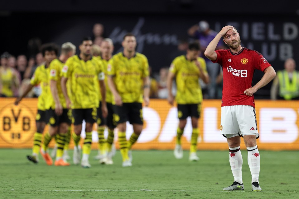 Manchester United lost to Borussia Dortmund in Las Vegas