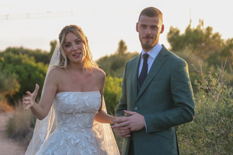 The goalie took to Instagram to post snaps from the big day afterwards