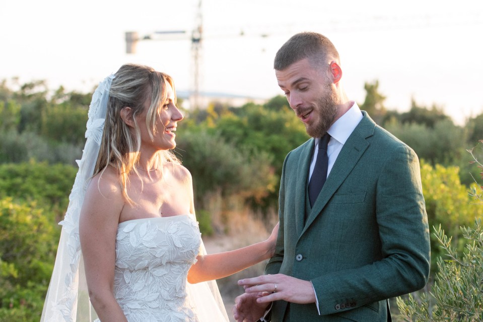 Edurne Garcia married David De Gea on Saturday in Menorca