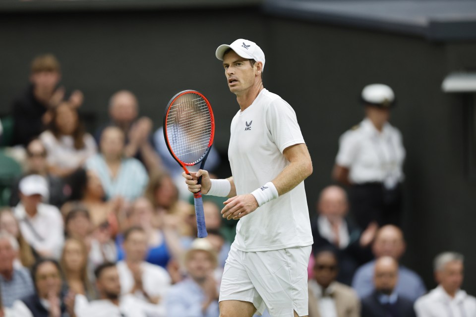 Two-time Wimbledon champ Murray won the first game against Ryan Peniston