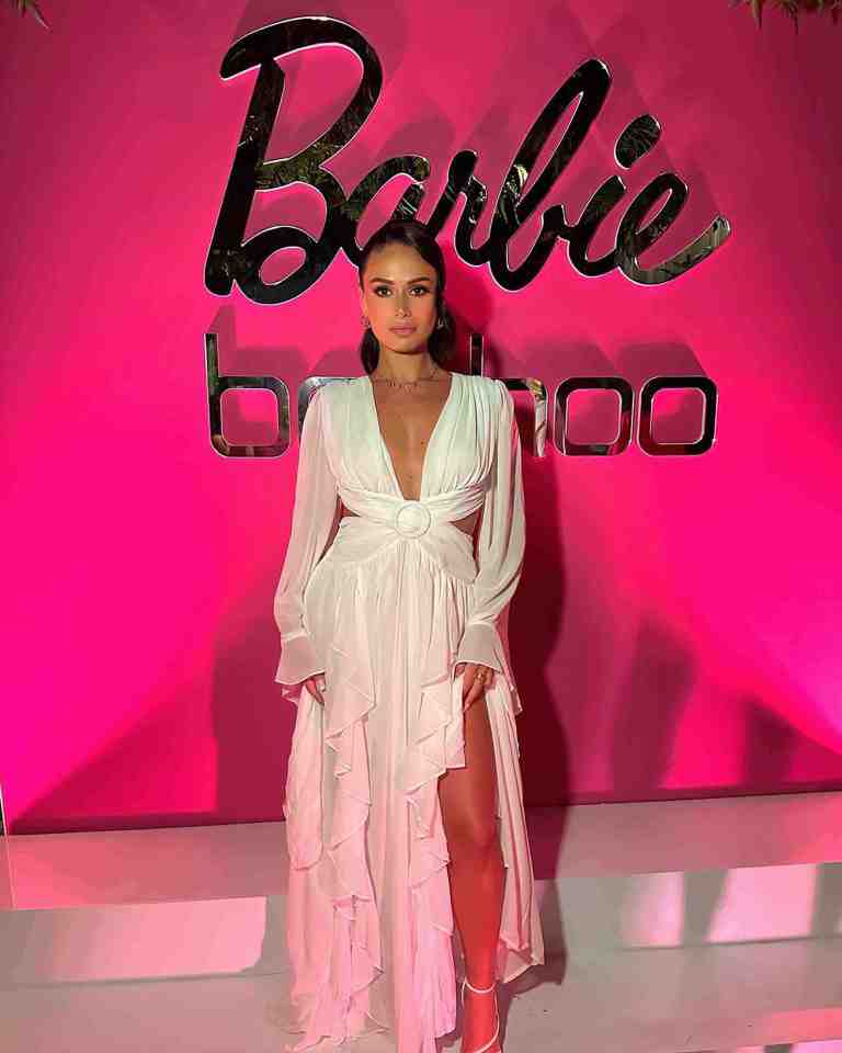 Olivia Hawkins was at the Boohoo x Barbie launch party in Los Angeles