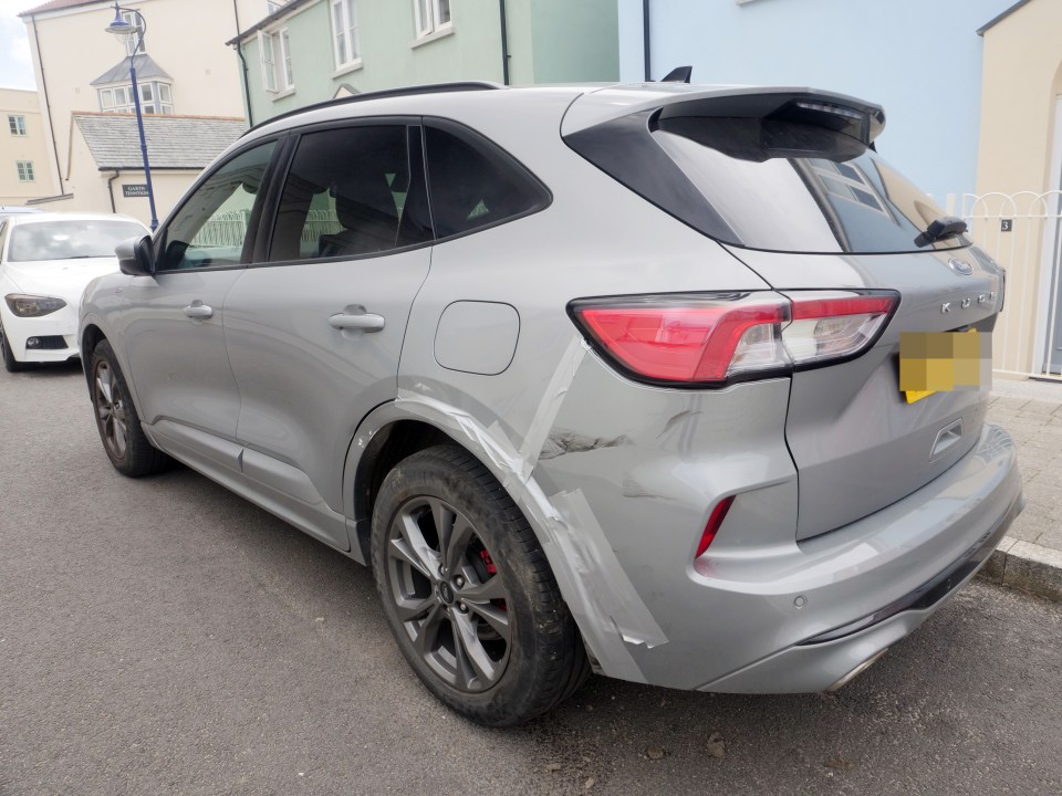 Police are understood to have been called by the owner of a grey Ford Kuga she’s alleged to have hit