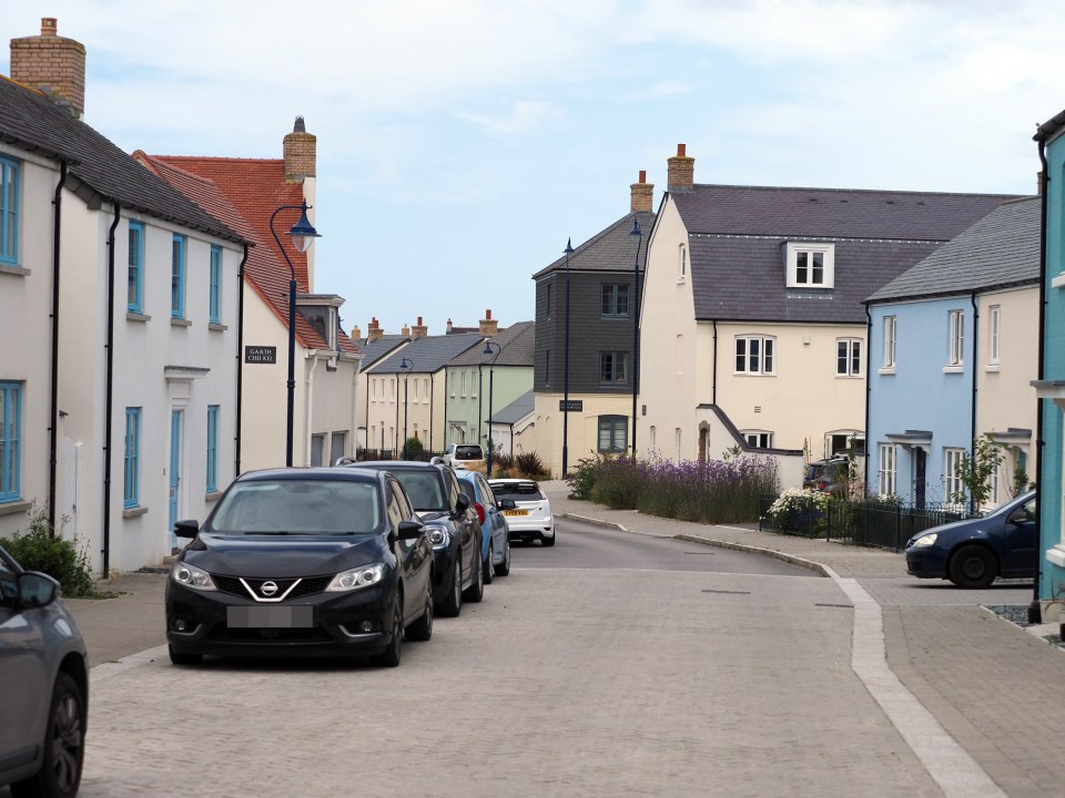 The Torquay street where the accident happened on Friday