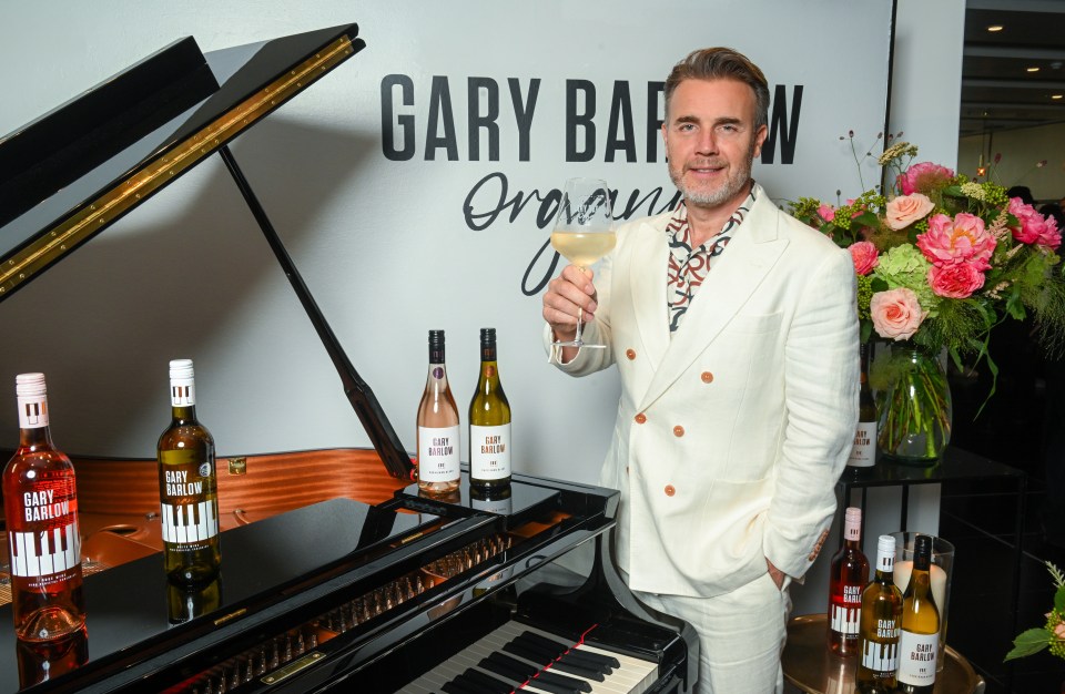 Gary Barlow already has his own wine brand