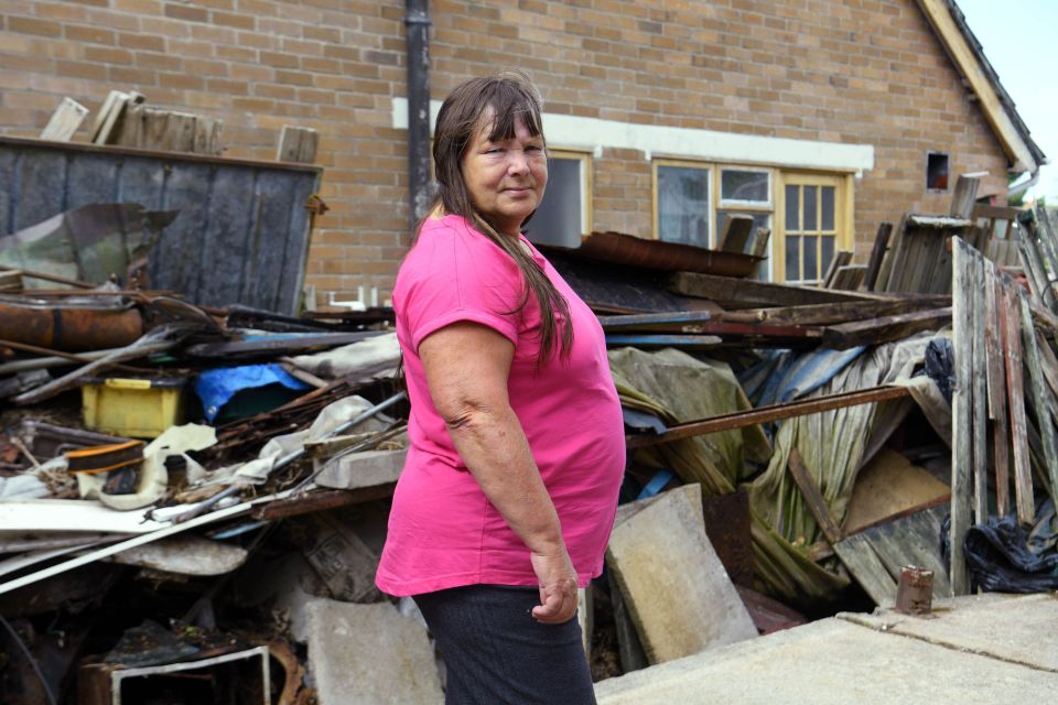 Glynis Sheard says the hoarding has been going on for decades