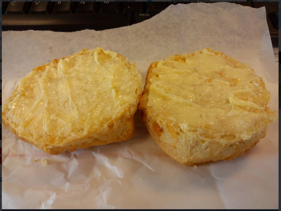 Another favorite in the North East is the cheese scone