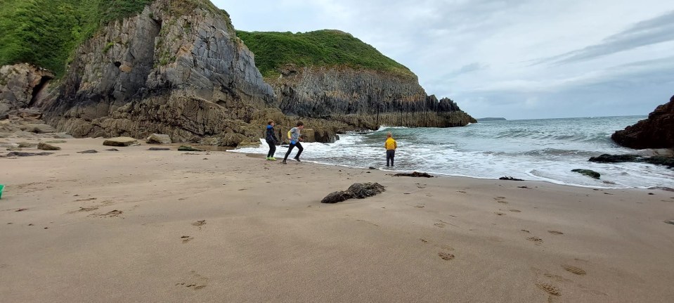 We still had hours of fun on the sand though