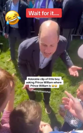 A viral video reveals Prince William's 'sweet' meeting with a confused young boy