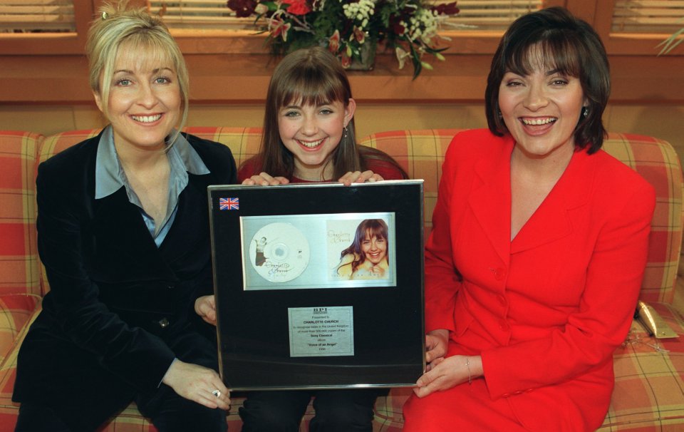 Lorraine heaped praise on her 'incredible' pal, with the pair seen with singer Charlotte Church