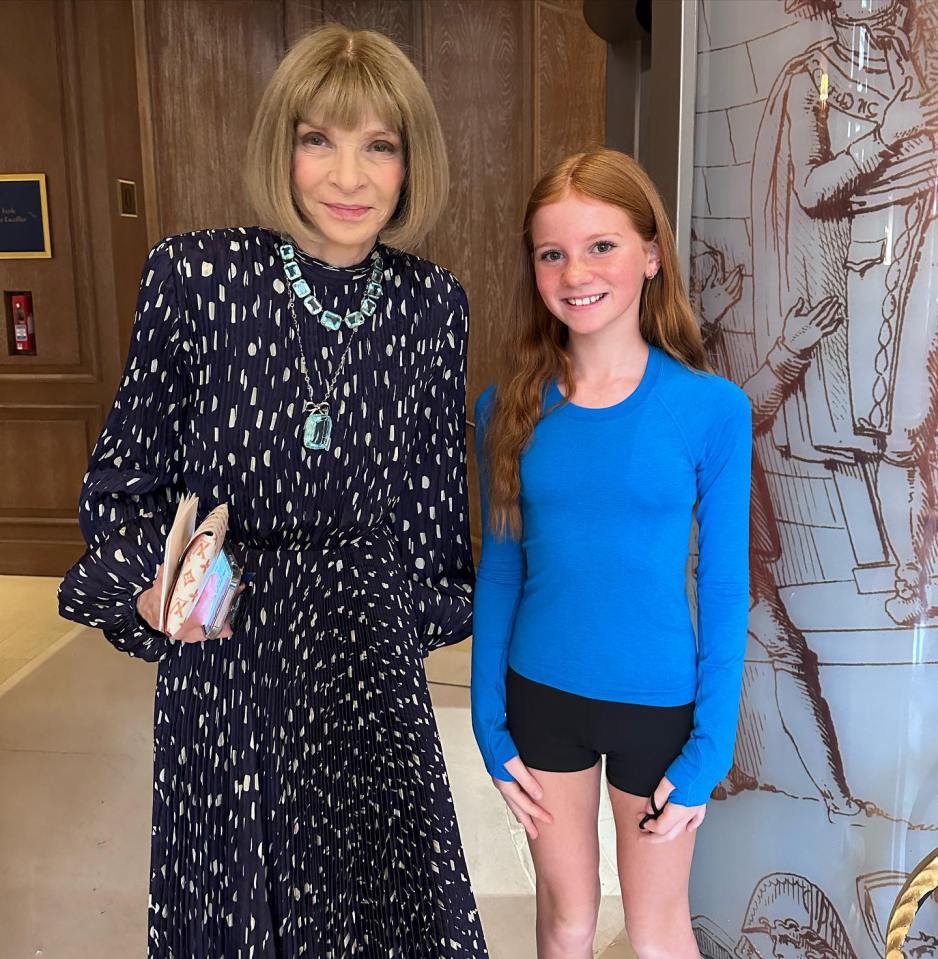 Pixie met Vogue editor Anna Wintour on her recent holiday to Paris