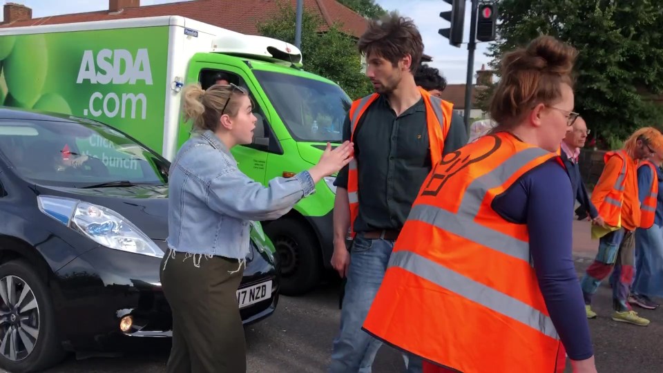 The group have clashed with drivers as they blocked roads with slow marches