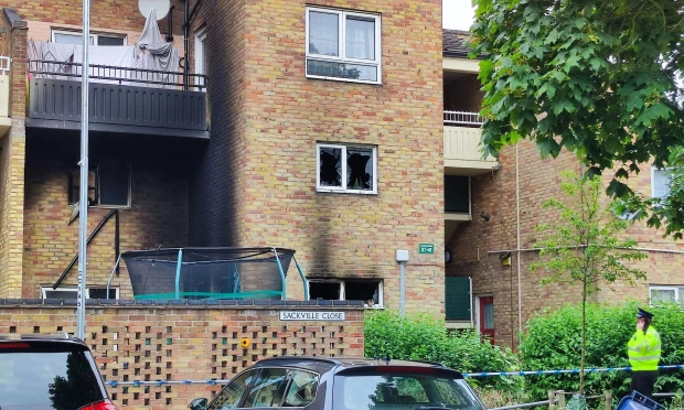 Neighbours reported waking to 'screaming' as the blaze ravaged the building