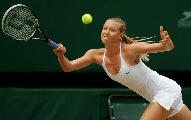 Sharapova earned legendary status with her exploits on the tennis court