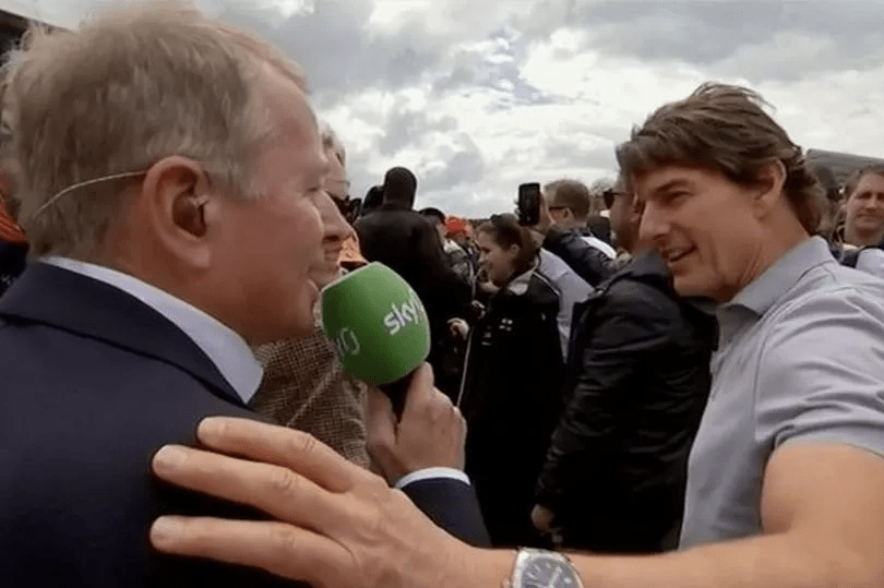 Martin had a quick chat to Tom Cruise at last year's British Grand Prix