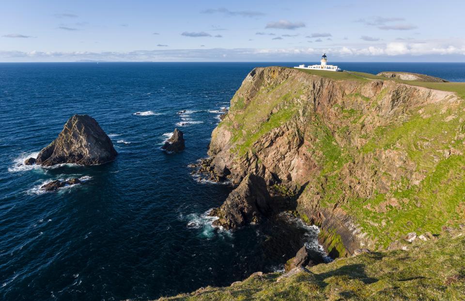 Fair Island is located 80 miles off mainland and is part of Shetland