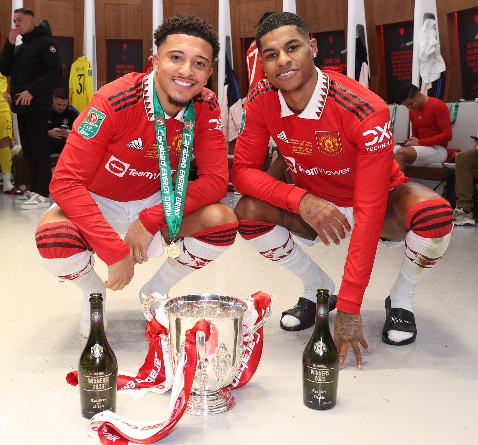 Rashford revealed Jadon Sancho controls the music