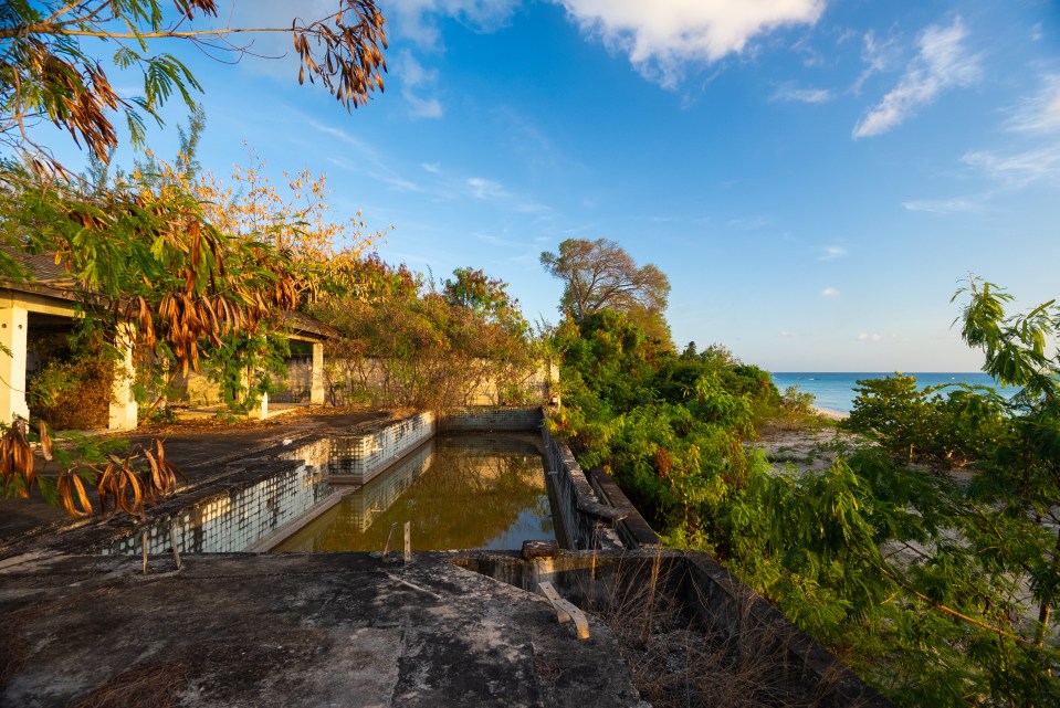 Guests were set to enjoy views of the sea from the infinity pool