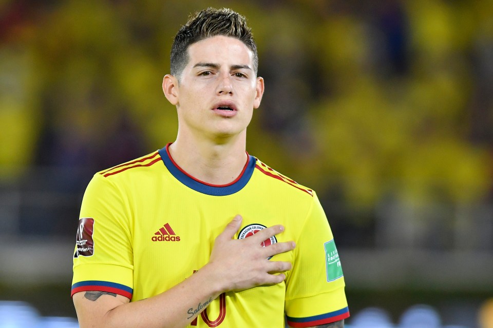 James Rodriguez has failed to shine at his last four clubs