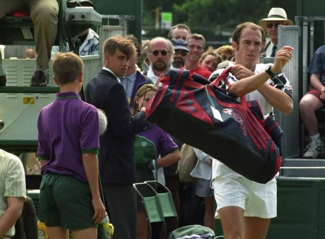 In 1995, Jeff Tarango stormed out of a match after disagreeing with an umpire