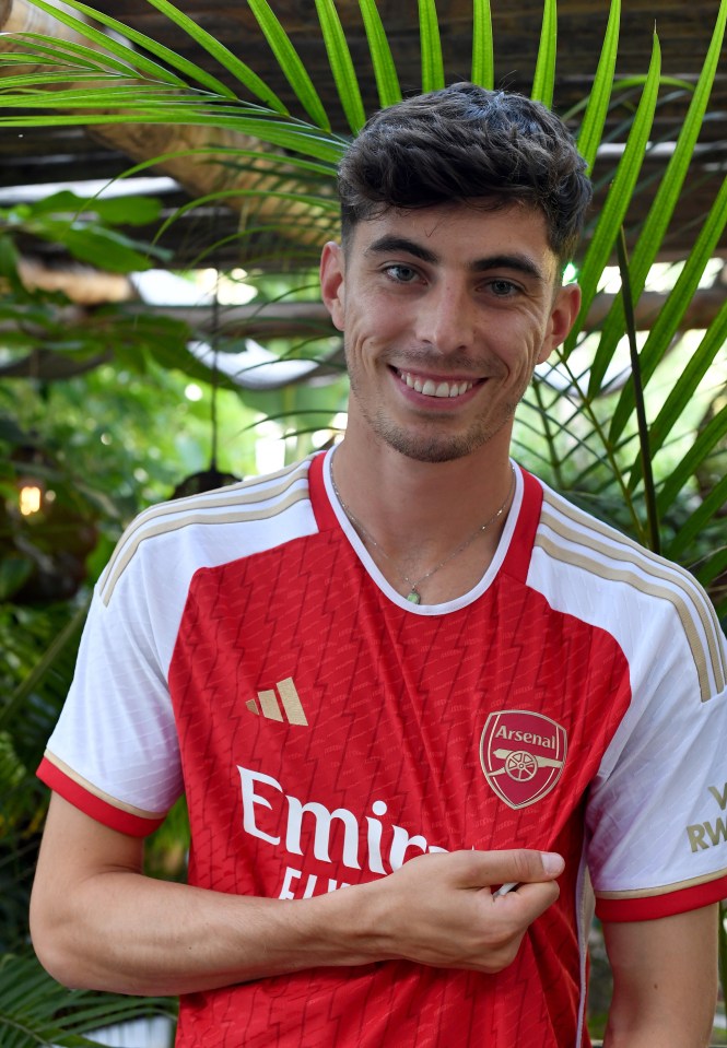 Kai Havertz completed his move to Arsenal this week