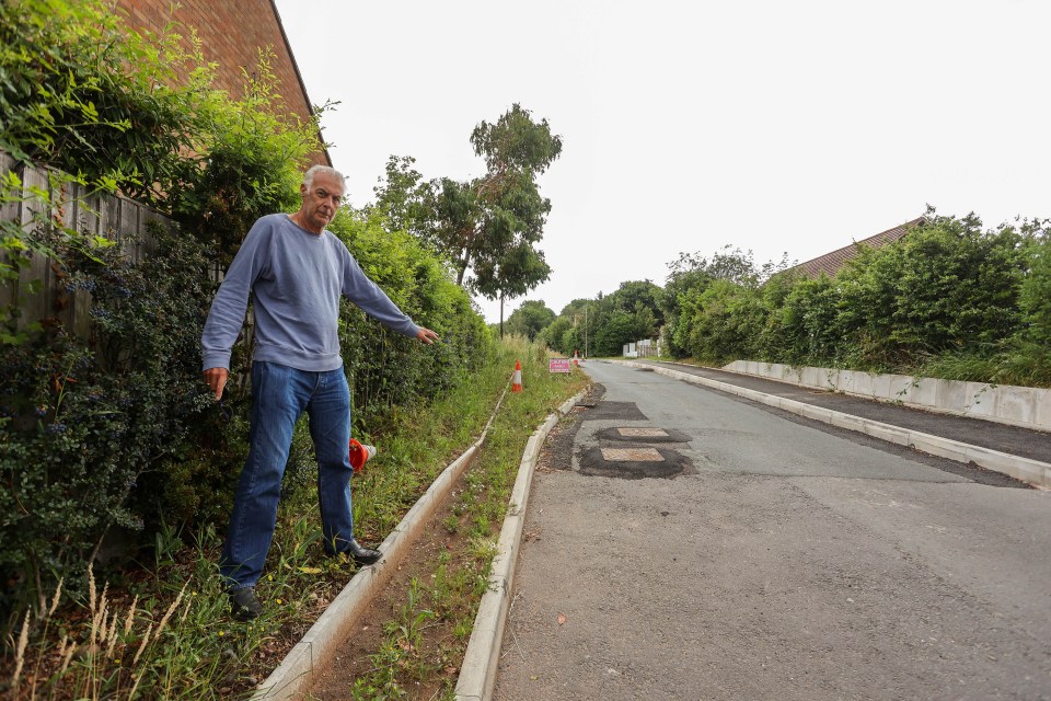 Mr Jones describes the state of local streets as 'a shambles'