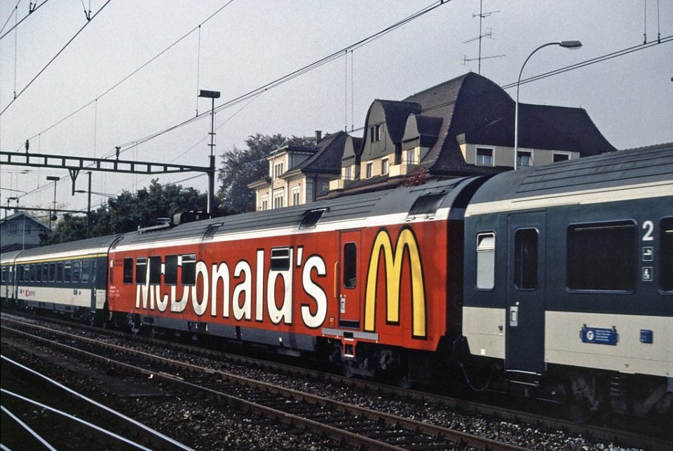 It also took to rail in the years that followed - opening restaurant carriages