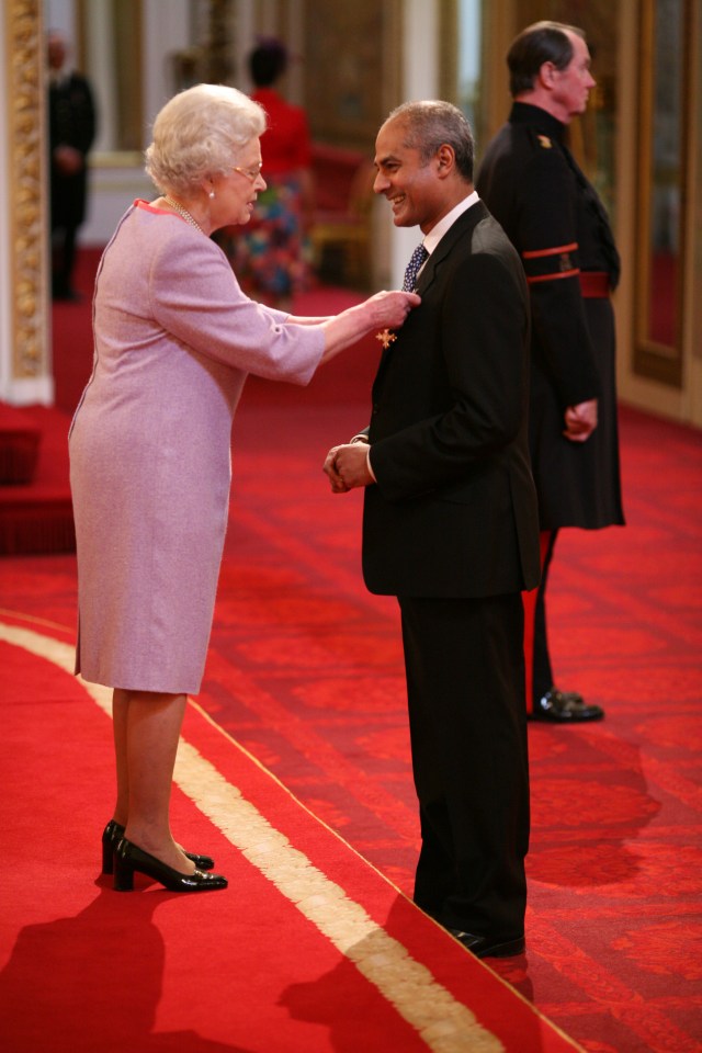 He was awarded an OBE in 2008