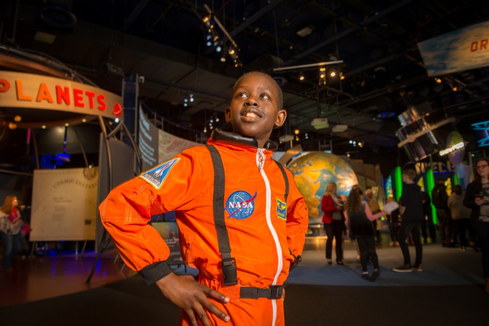 The National Space Centre is home to the massive Blue Streak and Thor Able rockets