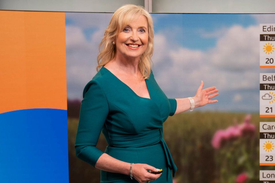 BBC Breakfast star Carol Kirkwood featured in an epic soap crossover last night