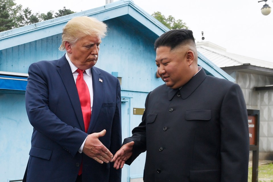 Donald Trump famously visited the DMZ to meet with Kim Jong-un in 2019