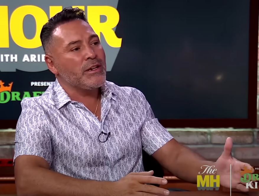 Oscar De La Hoya was convinced to pay the Russian mob to erase pics of him in stockings