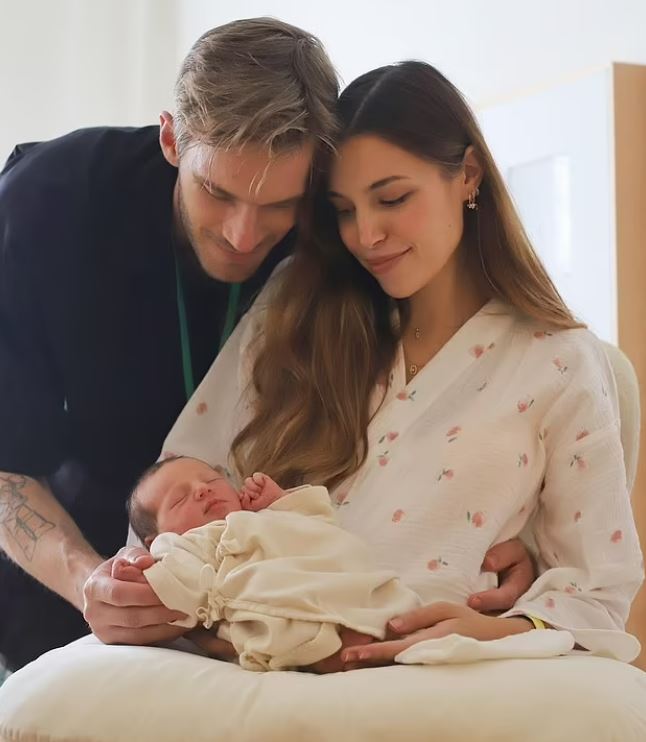 The YouTuber and his wife Marzia introduced their son to the world via Instagram