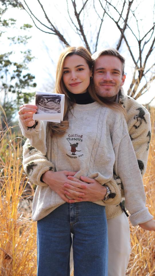 The couple announced they were expecting in February this year