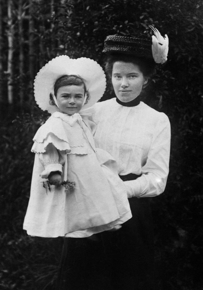 Oppenheimer's world-changing moment has been recreated in a star-studded movie, pictured above with his mother