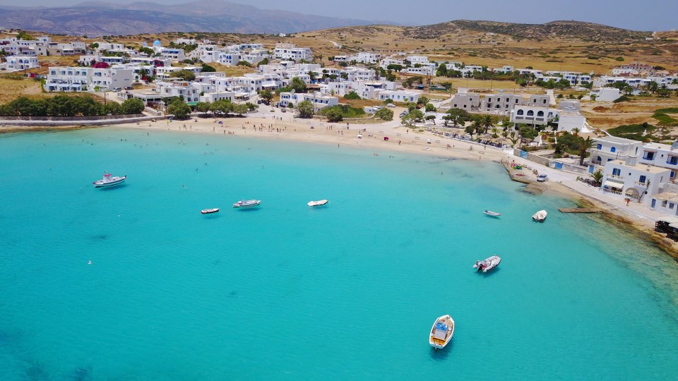 Water recreational activities have been banned on Koufonisia