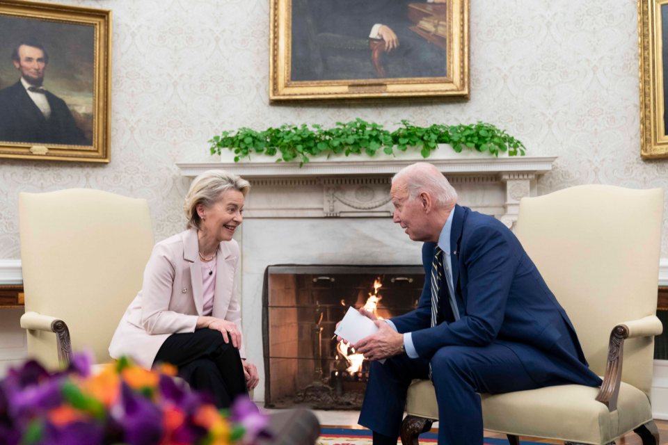 Doddery Biden would much prefer a limp-wristed Ursula von der Leyen as NATO boss, over Ben Wallace