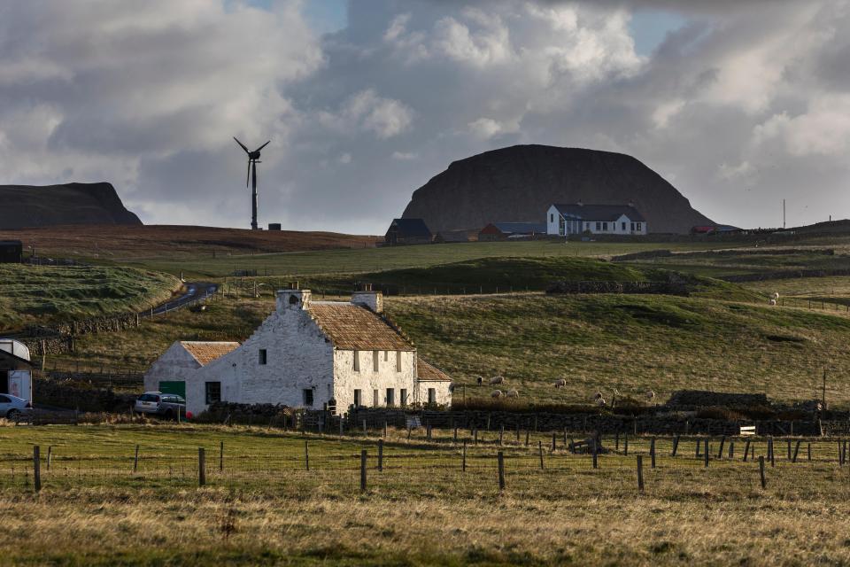 The beautiful Scottish island has a population of only 50 residents