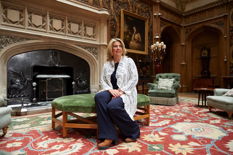 Lady Fiona Carnarvon is the proud owner of the Downton Abbey home