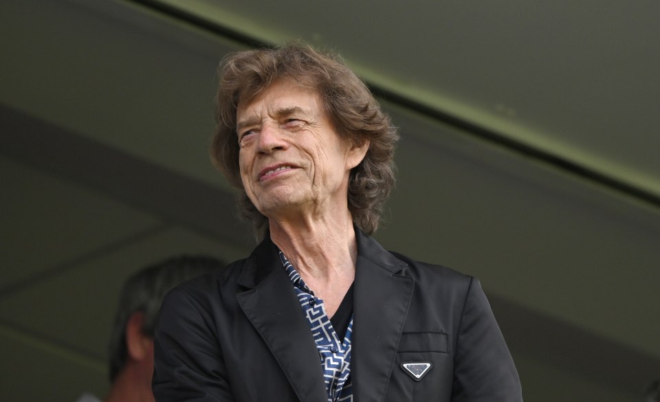 Legendary rock star Mick Jagger was spotted at The Oval