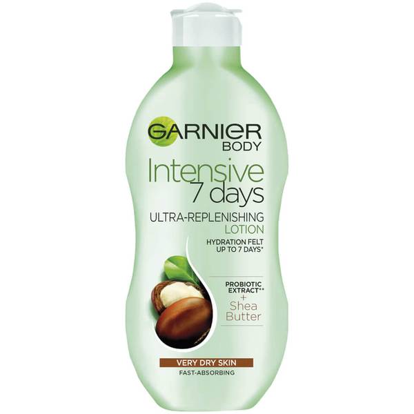 Try Garnier Body Intensive 7 Days Ultra replenishing lotion (400ml, £6)