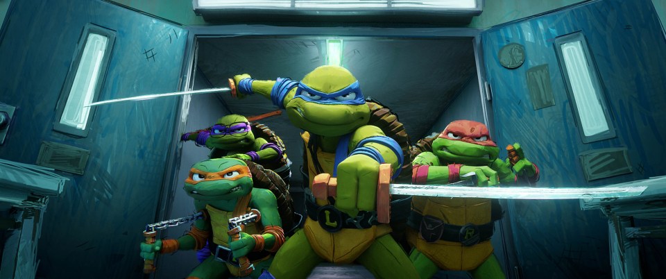 Teenage Mutant Ninja Turtles: Mutant Mayhem is a vibrant piece of art