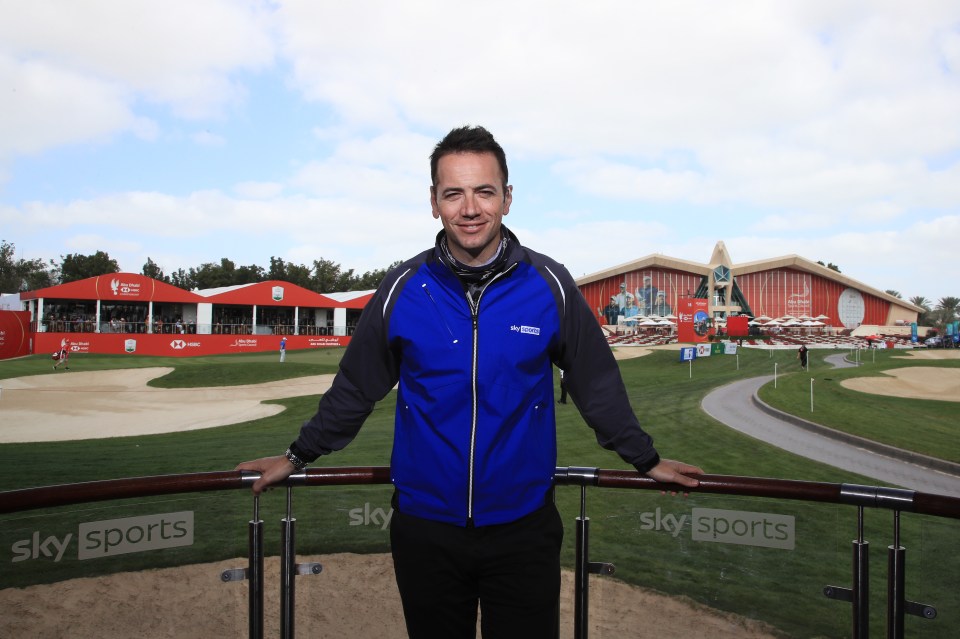 Nick Dougherty is known as the face of Sky Sports golf