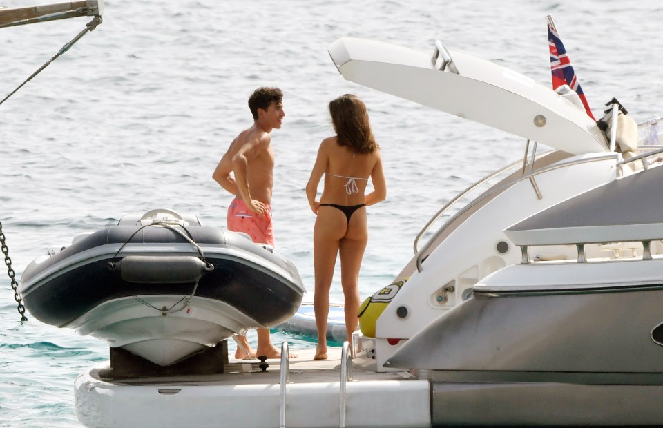 Marc Marquez and Gemma Pinto are holidaying during the MotoGP mid-season break