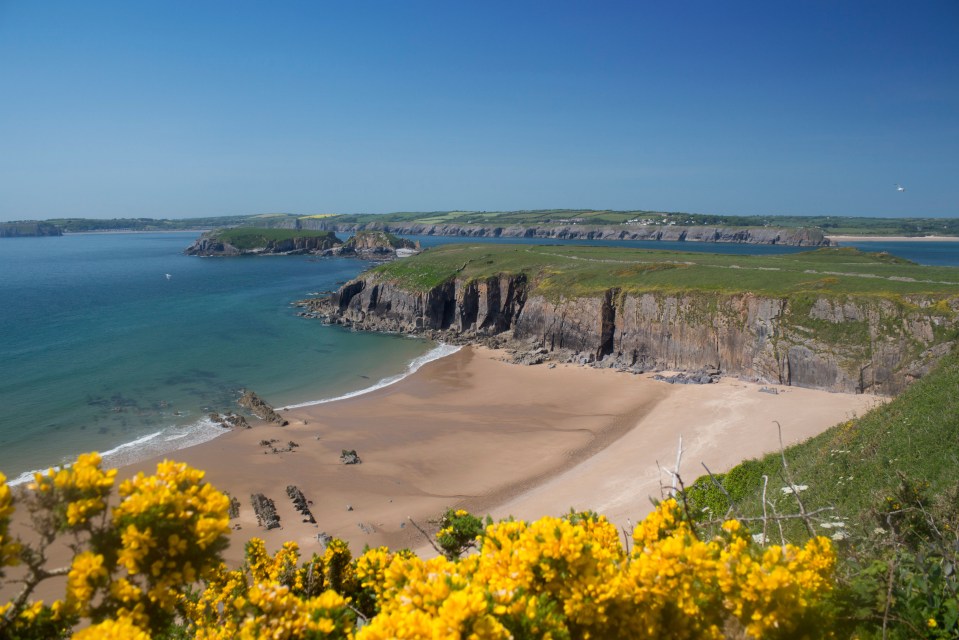 A tiny island in the UK has been described as "paradise" by holidaymakers