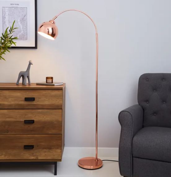 Herm arc light, £40 at Dunelm.