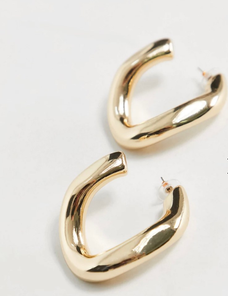 These abstract hoops are £8.50 at Asos