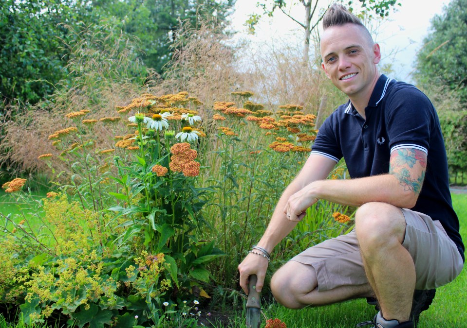 Lee Burkhill is a TV garden designer and horticulture expert from Lancashire