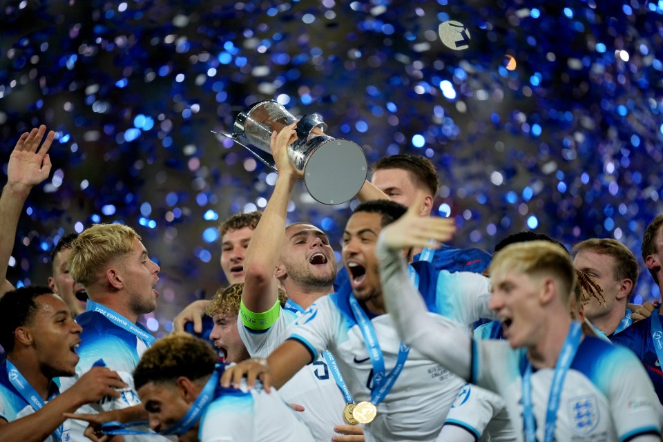 Captain Taylor Harwood-Bellis held the trophy aloft in Georgia